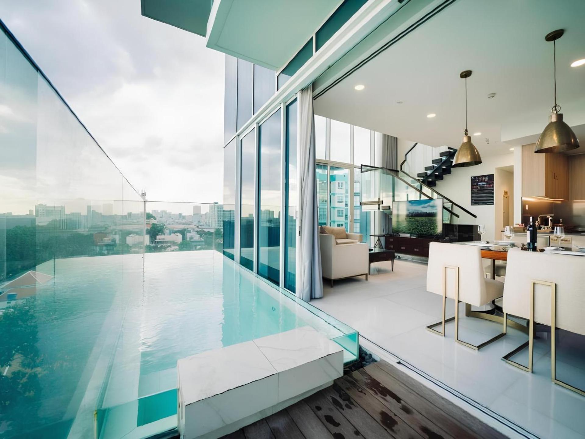 Serenity Saigon Sky Villas - Free One Way Airport Shuttle Ho Chi Minh-Byen Eksteriør billede
